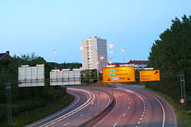 Oslo by night, during the summer.